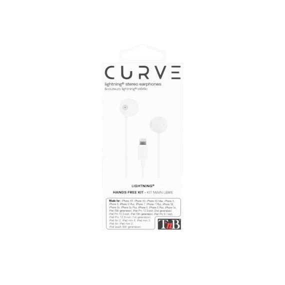 EAN 3303170094105 - T'nB CURV Auriculares Alámbrico Dentro de oído Llamadas/Música Blanco imagen 4
