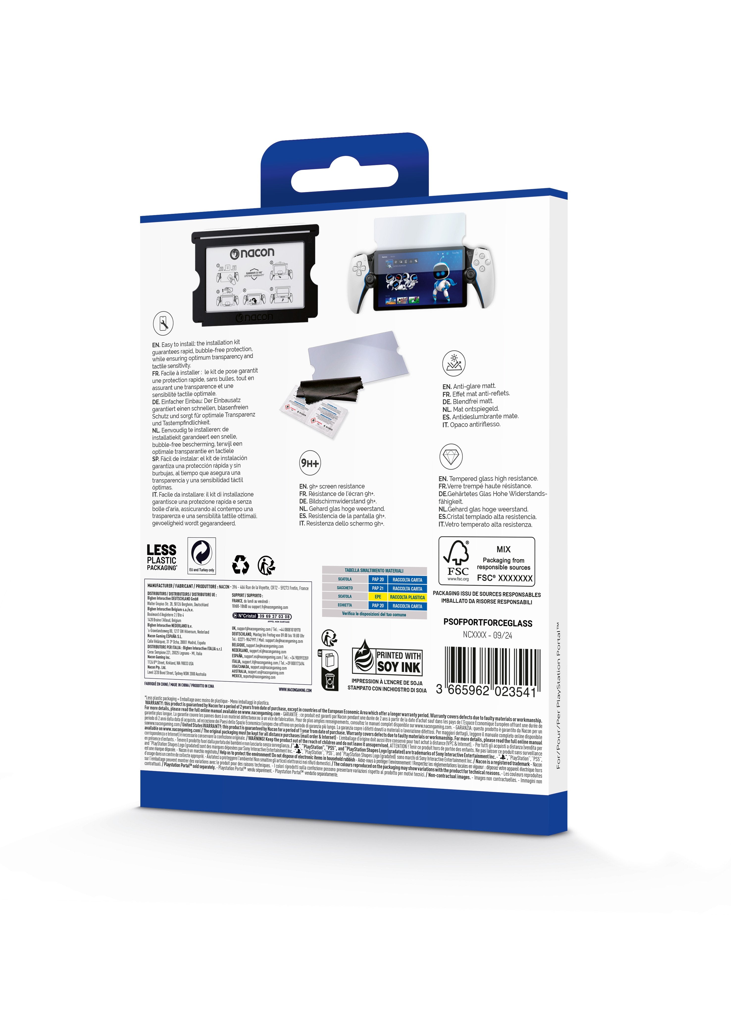 EAN 3665962027808 - NACON PSOFPORTFORCEGLASS accesorio y piza de videoconsola Protector de pantalla imagen 2