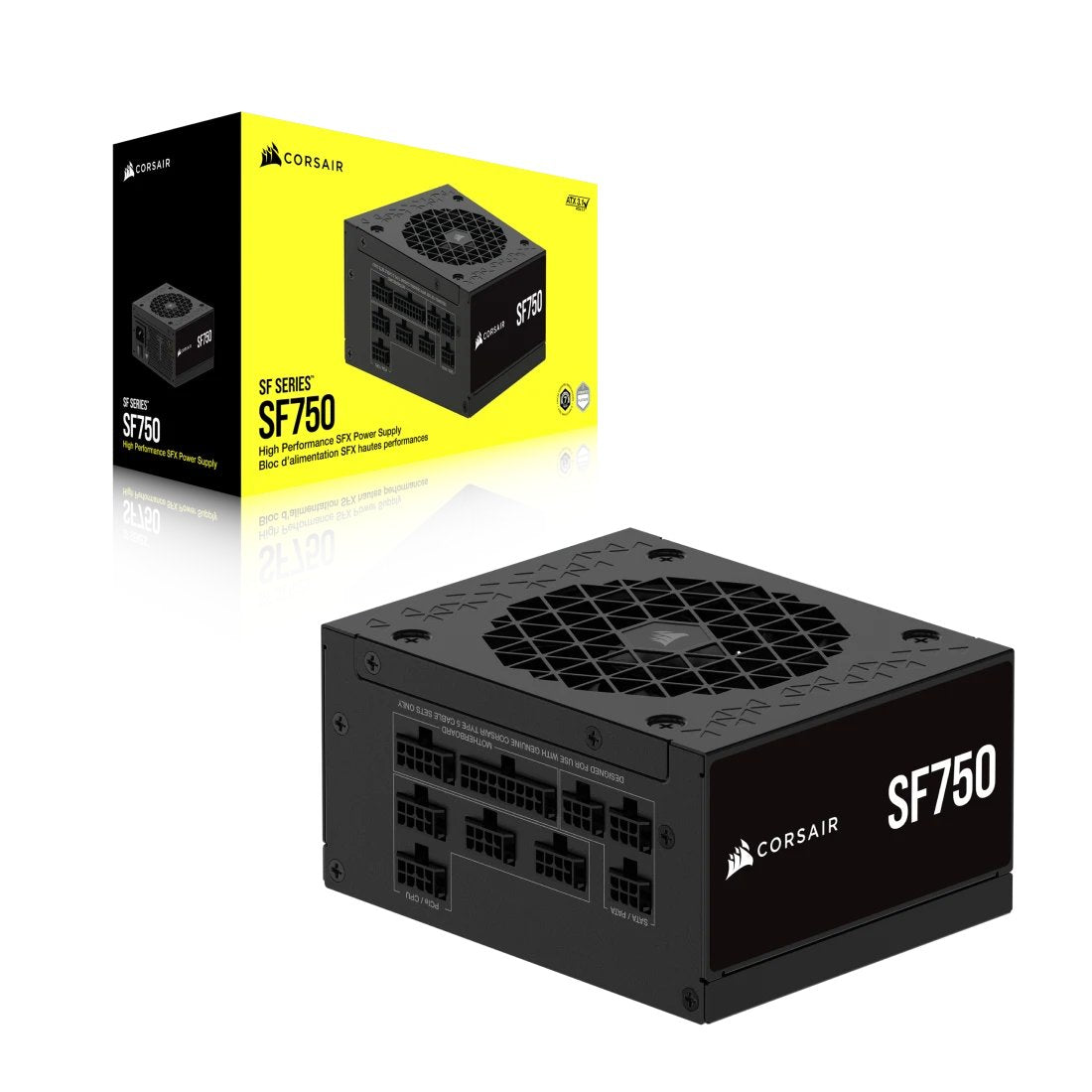 EAN 0840006676300 - Corsair SF Series CP-9020284-EU unidad de fuente de alimentación 750 W 24-pin ATX SFX Negro imagen 7
