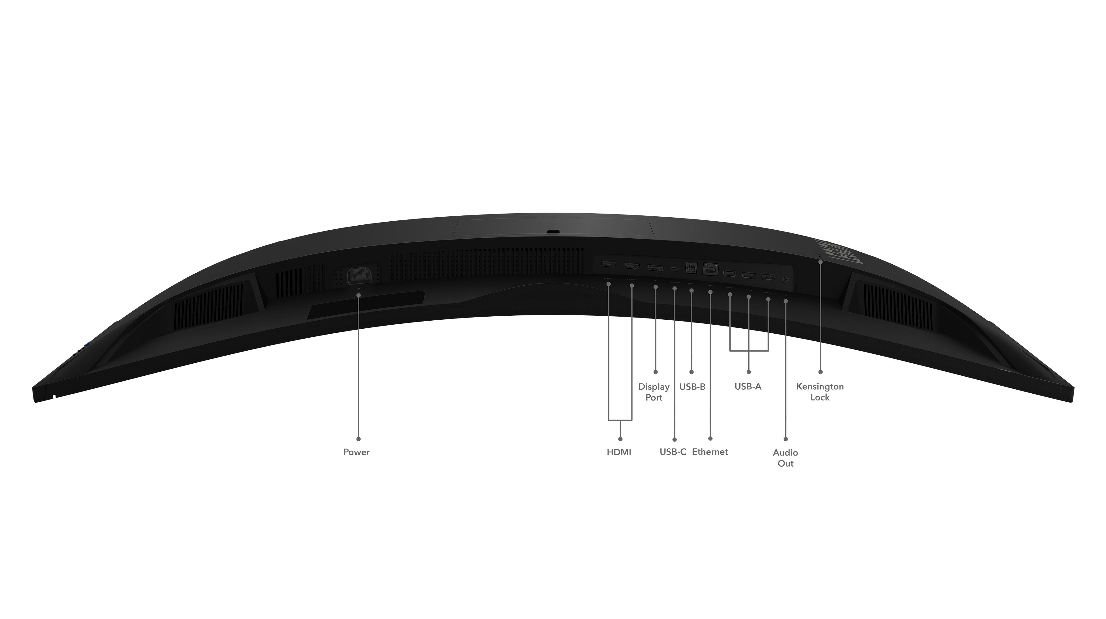 Monitor De Gaming Lenovo 67b1gac3eu Negro