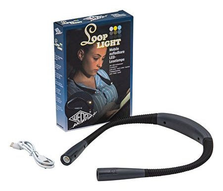 Wedo Leselampe Looplight Umhängen Con Usb Led Einmellbar