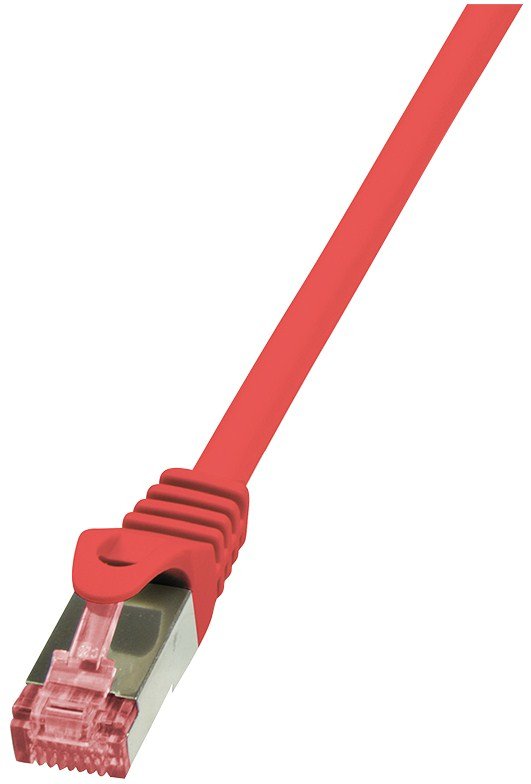 Logilink Cable De Red Cat6 S/Ftp Awg27 Pimf Rojo 0,50m