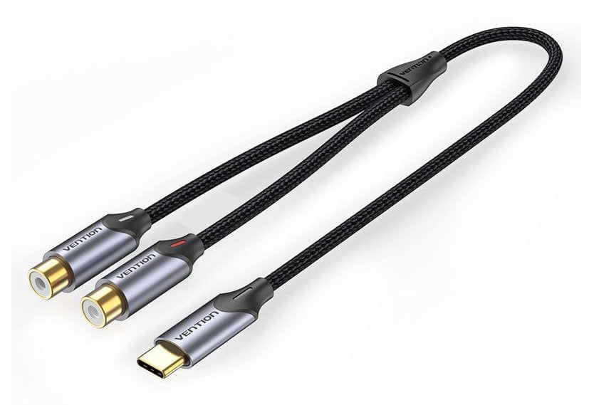 EAN 6922794751606 - Vention BGVHG cable de audio 1,5 m 2 x RCA USB Tipo C Negro imagen 1
