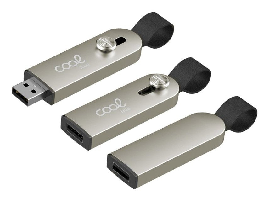 Pendrive 128gb Usb 2.0 Cool Optimus Silver