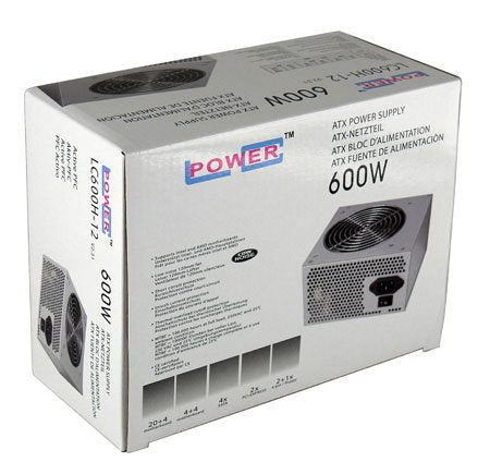 EAN 4260070122286 - LC-Power LC600H-12 V2.31 unidad de fuente de alimentación 600 W 20+4 pin ATX ATX Negro imagen 2