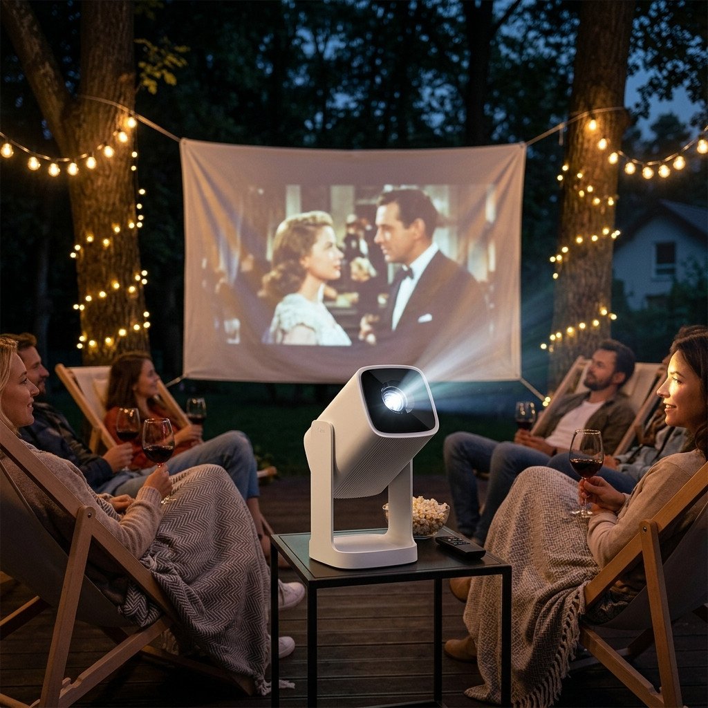 Proyector Wanbo Cube 1 350 Lúmenes Hd Wi-Fi Alpine White