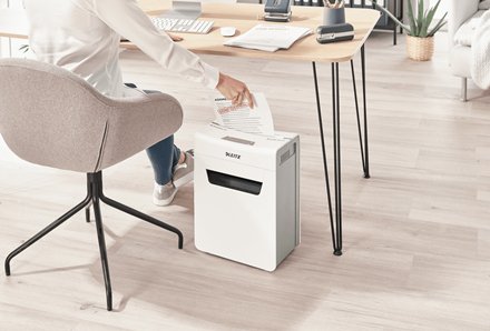 EAN 4002432127160 - Leitz 80910000 triturador de papel 55 dB Gris, Blanco imagen 9