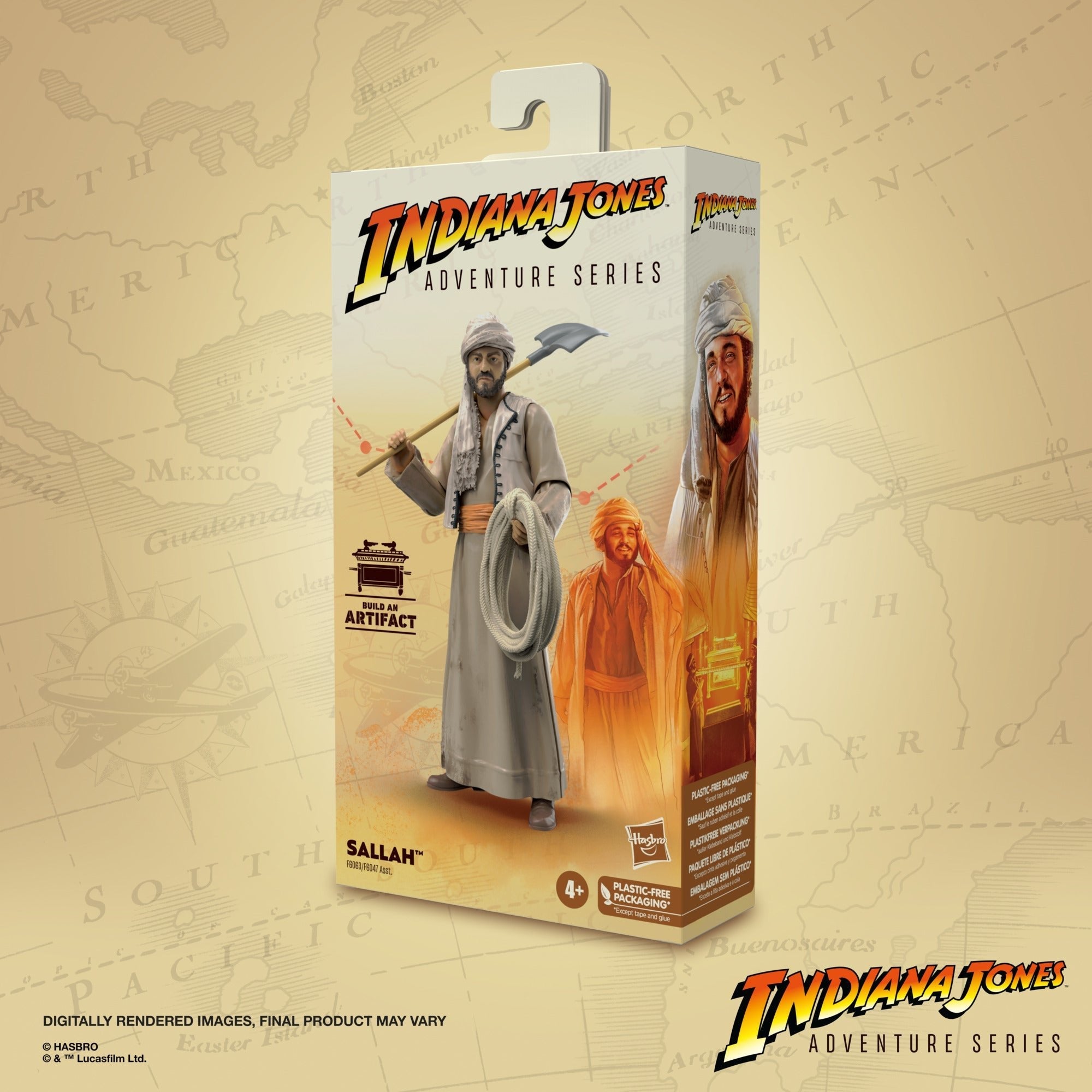Figura Sallah En Busca Del Arca Perdida Indiana Jones 15cm
