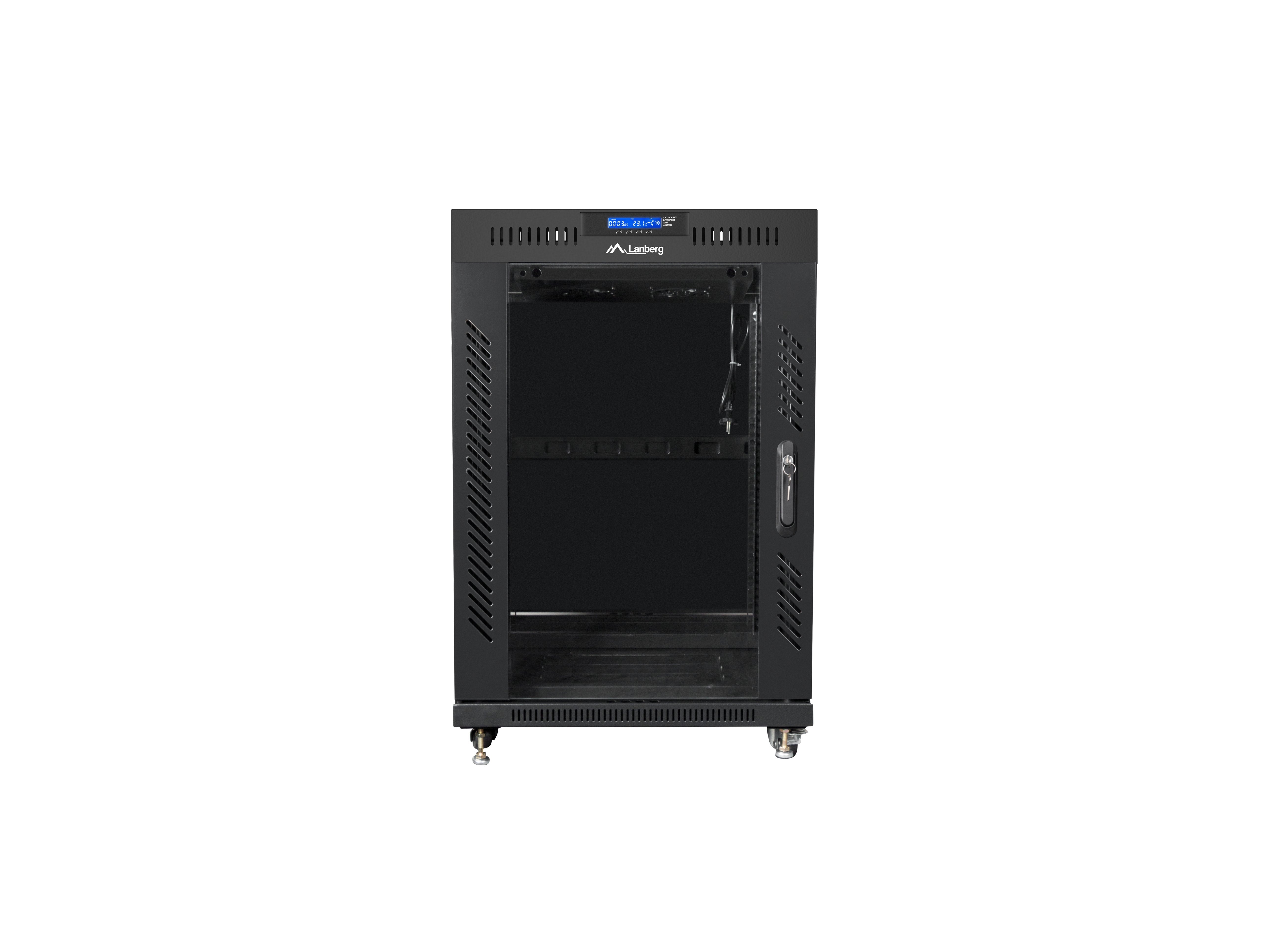 EAN 5901969433883 - Lanberg FF01-8015-12BL armario rack 15U Rack o bastidor independiente Negro imagen 5
