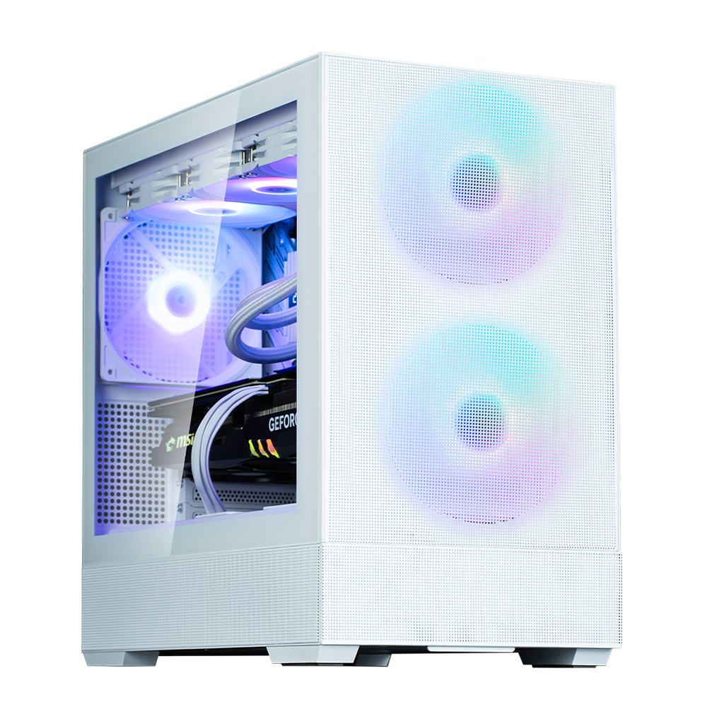 Caja Pc Obudowa P30air Matx Mini Torre Argb Fansx3 Biala