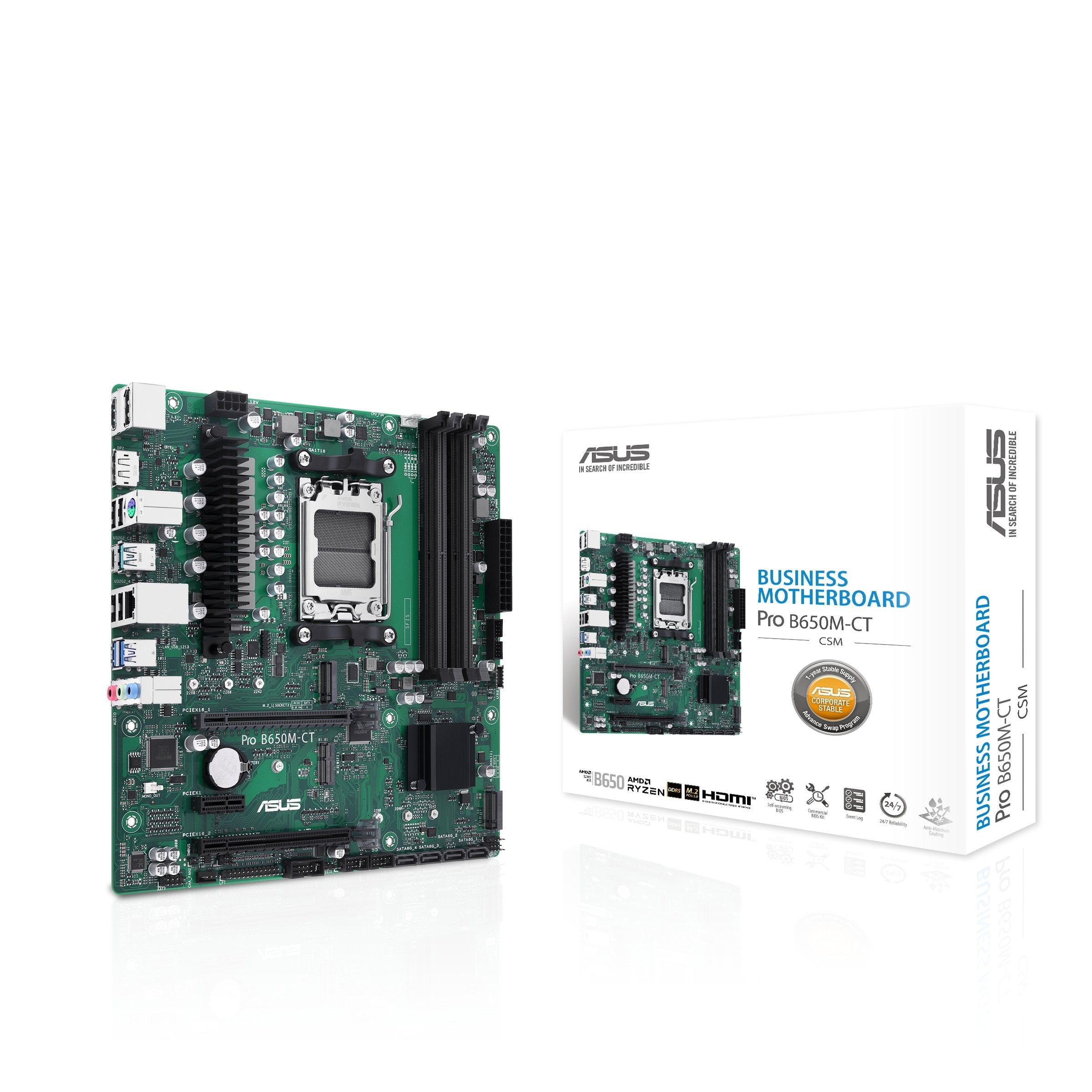 EAN 4711387164518 - ASUS PRO B650M-CT-CSM AMD B650 Zócalo AM5 micro ATX imagen 7