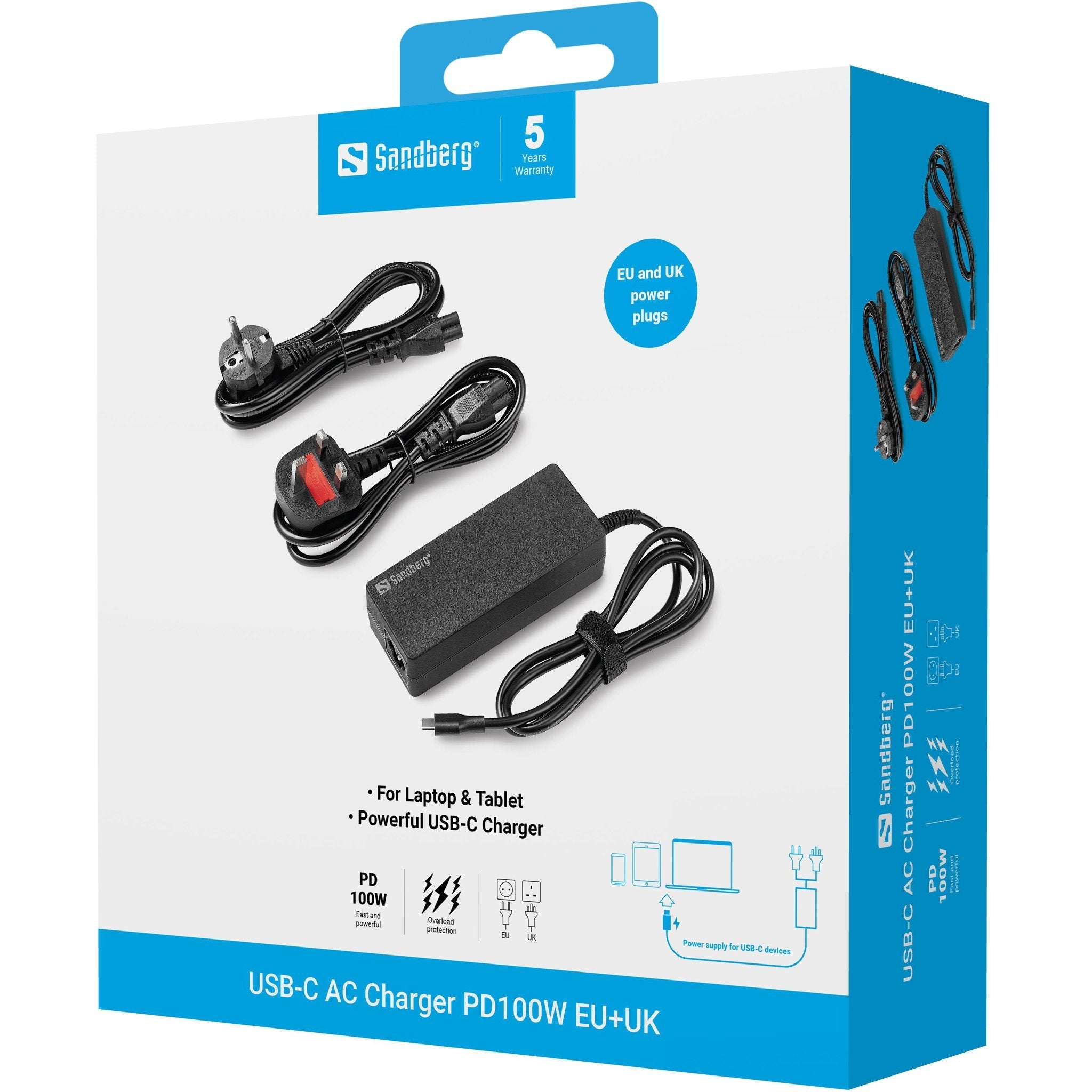 Usb-C Ac Charger Pd100w Eu+Uk