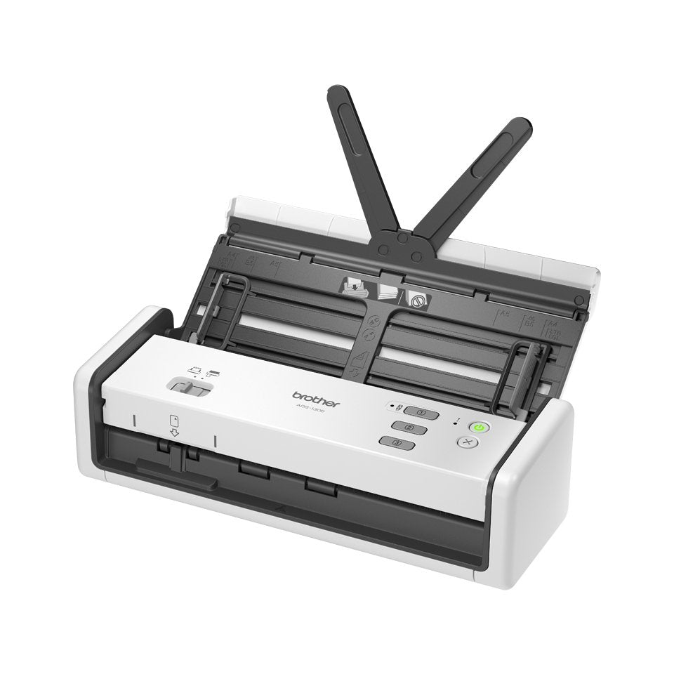 EAN 4977766832229 - Brother ADS-1300 escaner Escáner con alimentador automático de documentos (ADF) 600 x 600 DPI A4 Blanco imagen 6