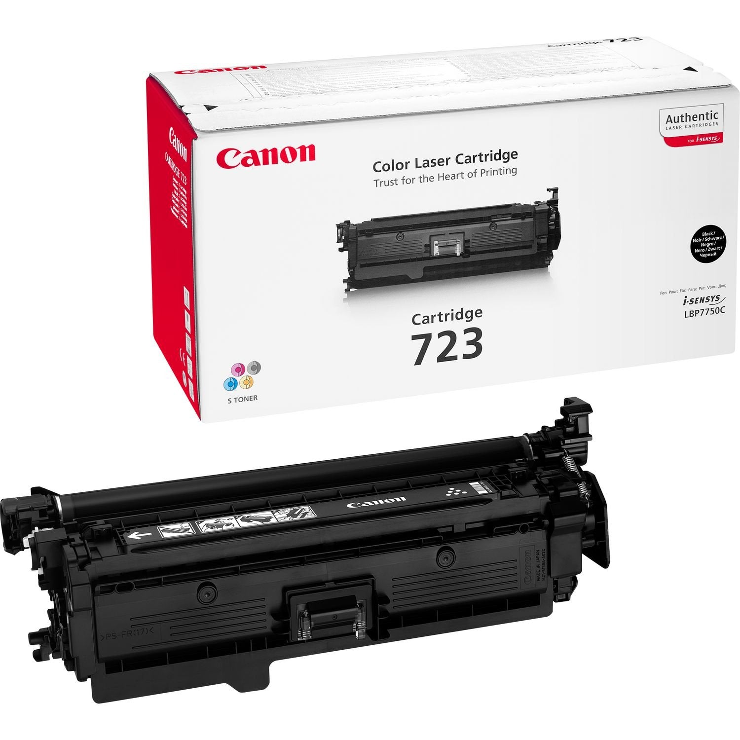 EAN 4960999572062 - Canon 723BK cartucho de tóner 1 pieza(s) Original Negro imagen 1