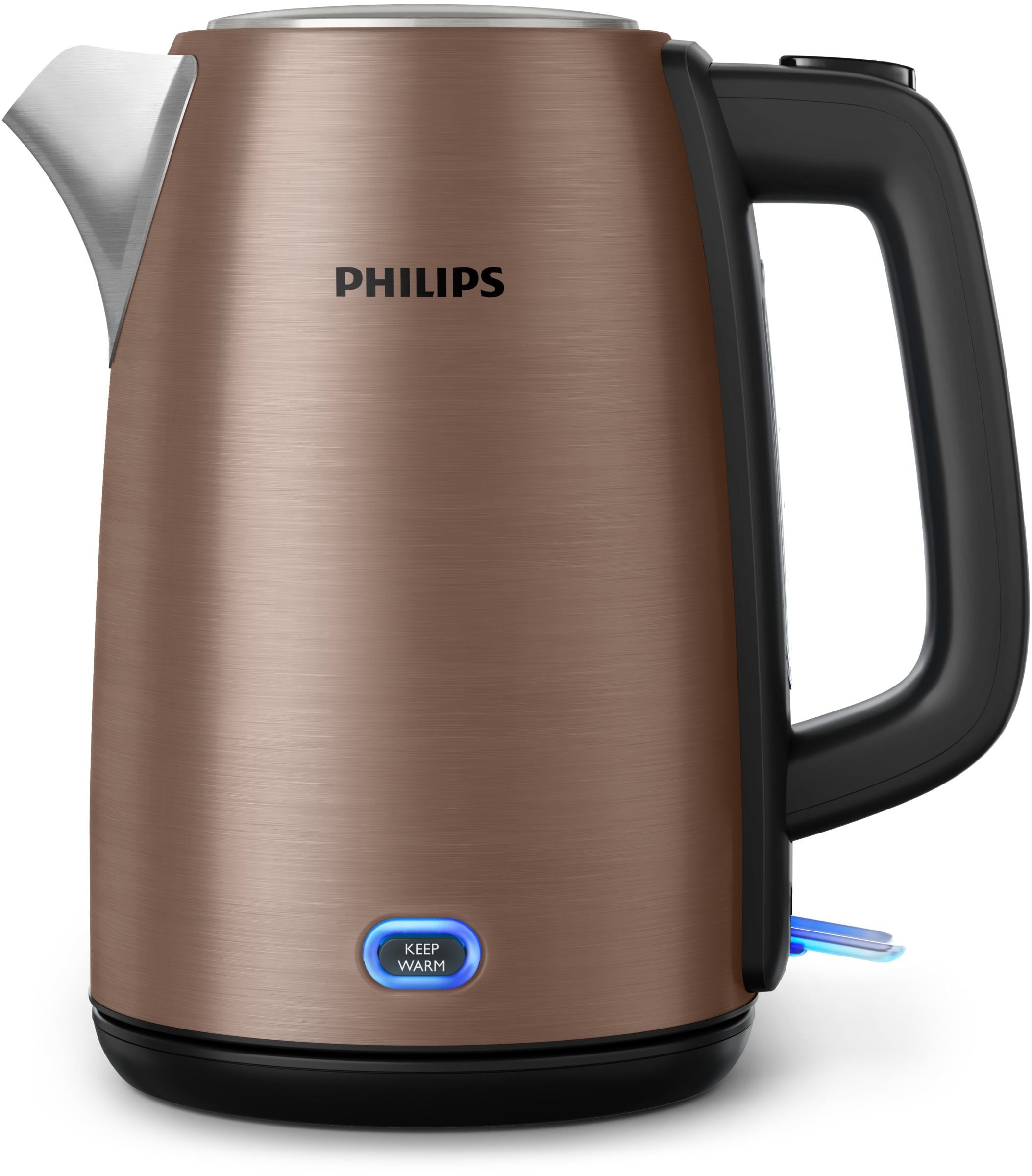 Philips Viva Collection Hd9355/92 Tetera Eléctrica 1,7 L 2060 W Negro, Cobre