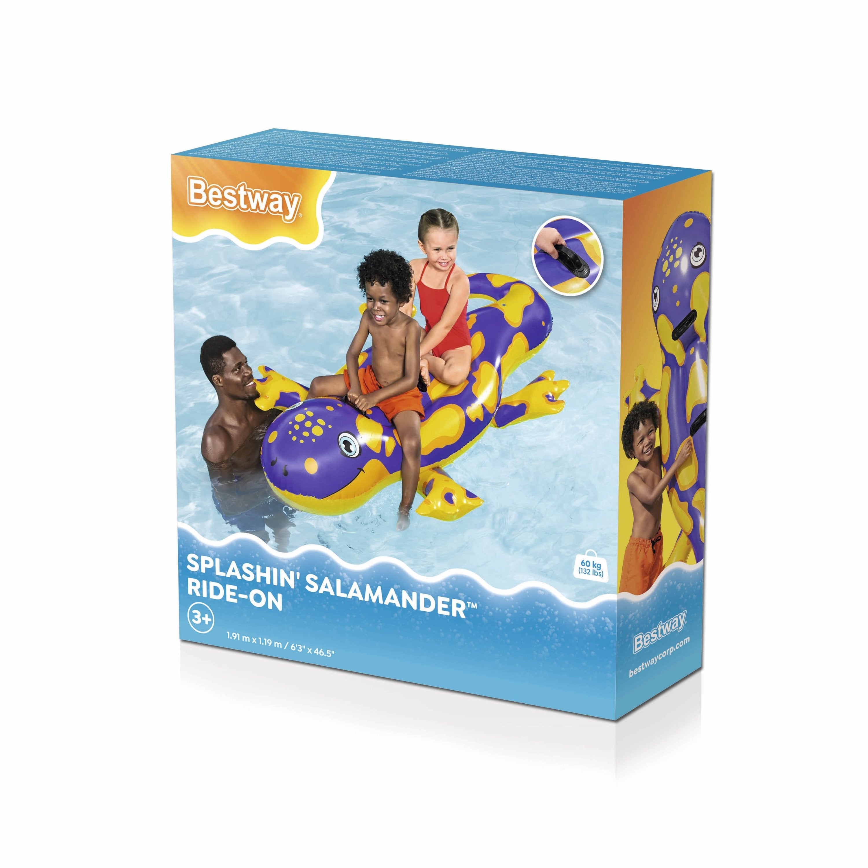 EAN 6941607348703 - Bestway 41502 flotador para piscina y playa Púrpura, Amarillo Monocromo Cloruro de polivinilo (PVC) Colch imagen 10
