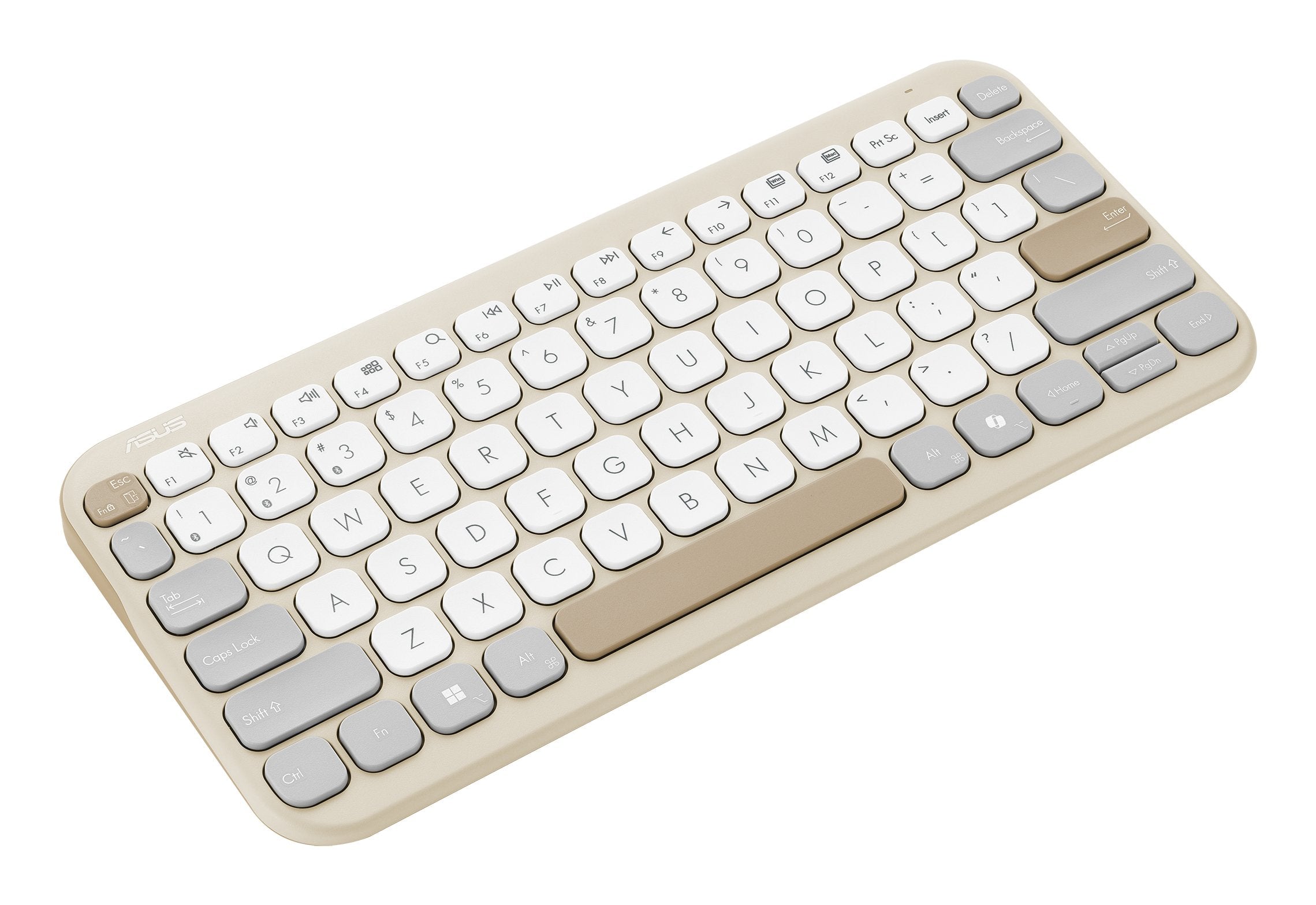 EAN 4711387539033 - ASUS Marshmallow Keyboard KW100 teclado Hogar Bluetooth QWERTZ Alemán Beige, Gris, Blanco imagen 4