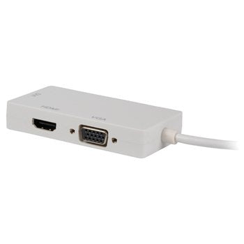 Adaptador Mini Display Port M - Dvi+Vga-Hdmi Hembra