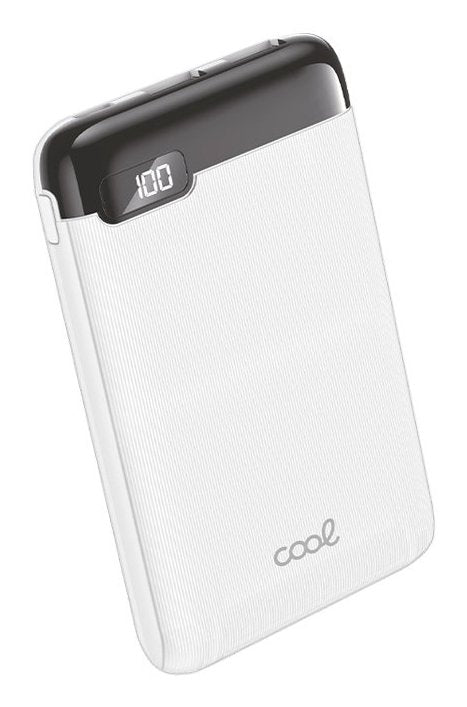 Cool Bateria Externa Power Bank 5000 Mah Display 10w Blanco