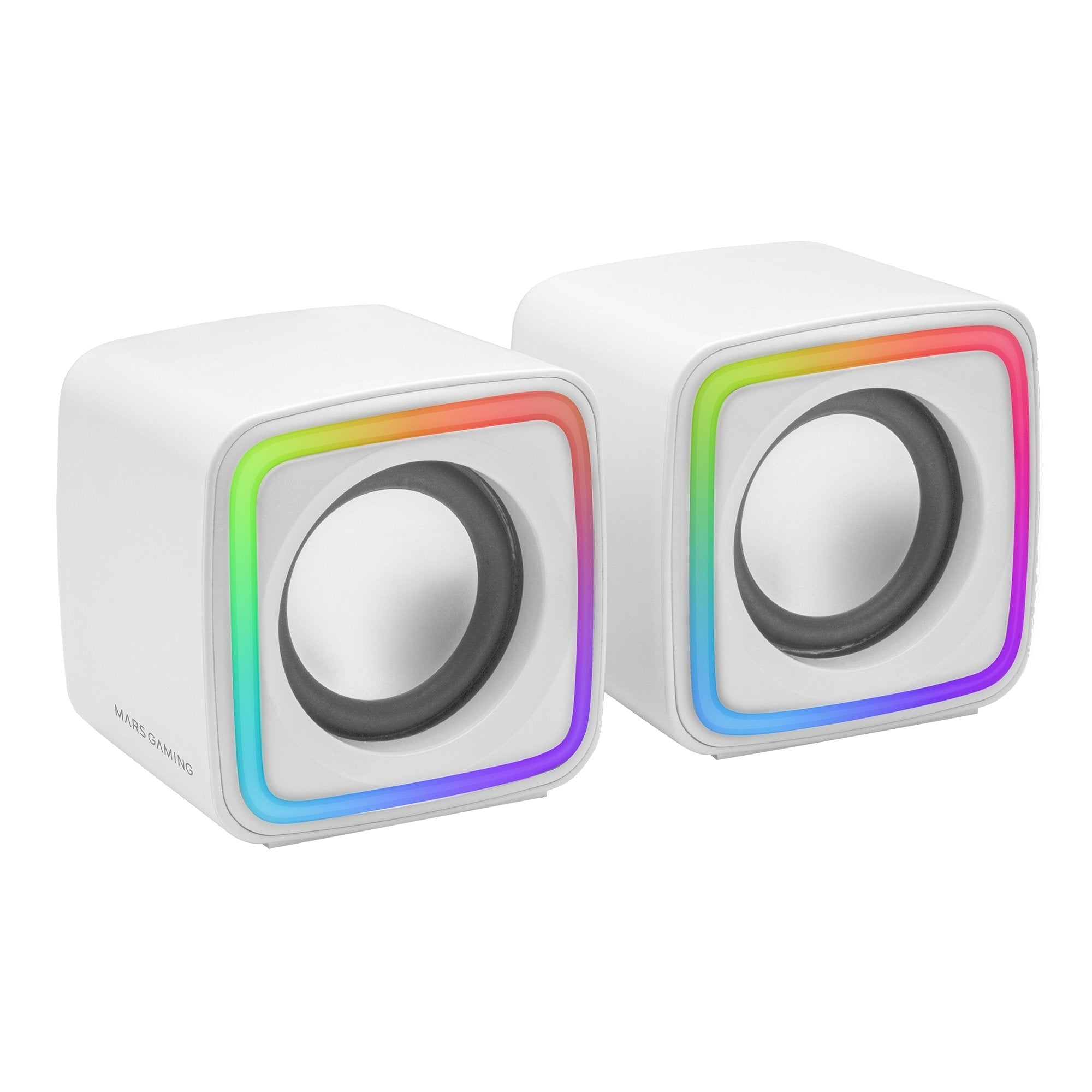 Altavoces Mars Gaming Mscube 8w 2.0 Blancos