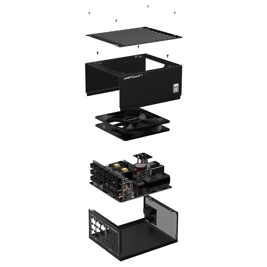 Fuente Alimentacion Lc-Power Platinum Serie Lc850p V3.1 Modular 850w Pci-E5 Retail