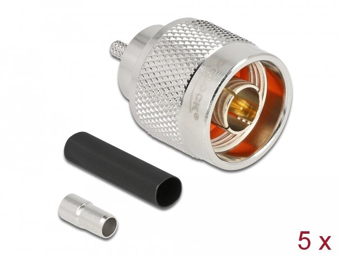 Delock N Stecker Zum Crimpen Rg-174 Rg-316 Mit Passendem Schrumpfschlauch