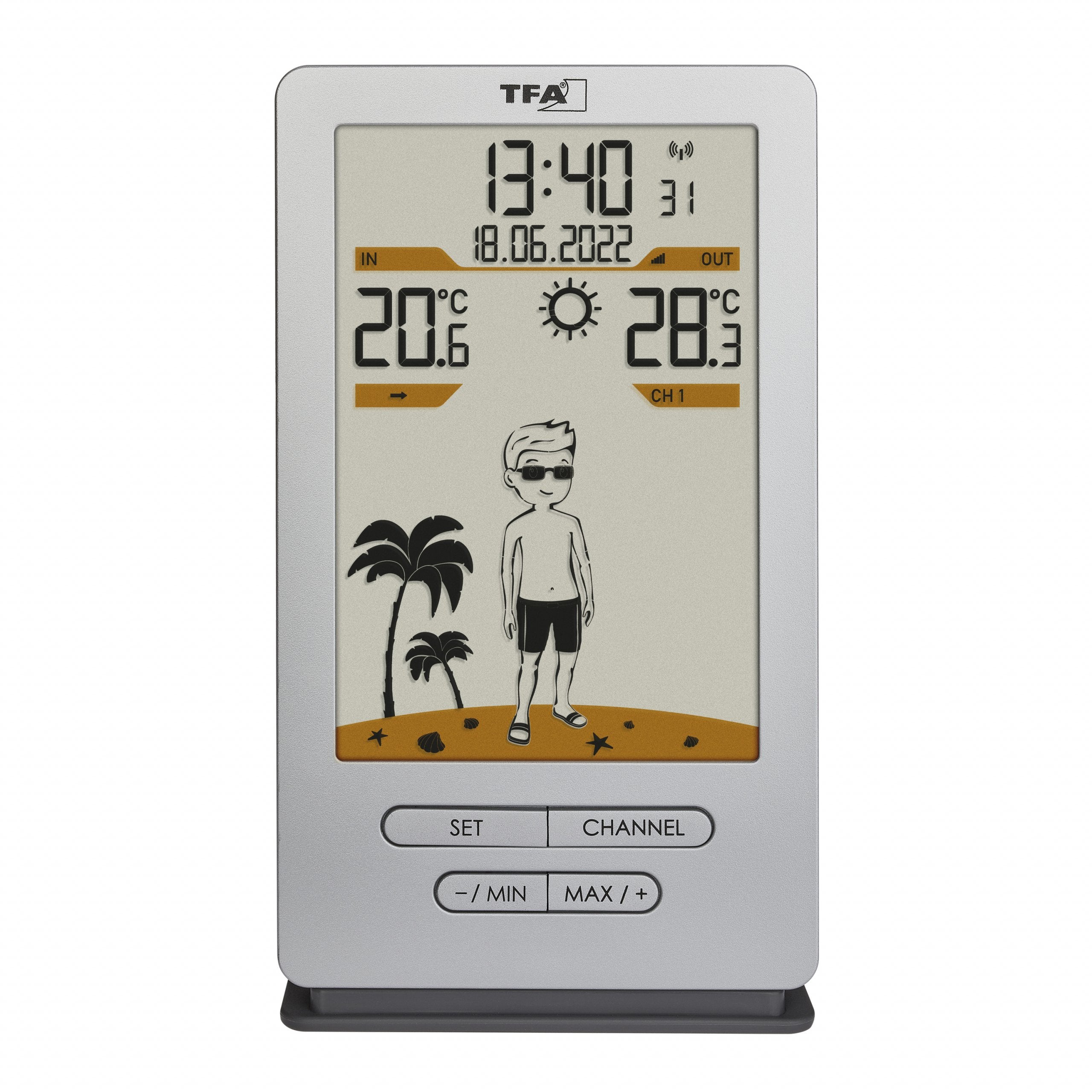 Tfa 35.1166.54 Estación Meteorológica Inalámbrica Weather Jack