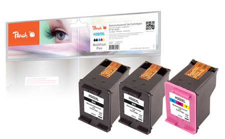 Tinta Peach Ink Pi300-660 Compatible Con Hp 302xl, F6u68a, F6u67a Pi300-660