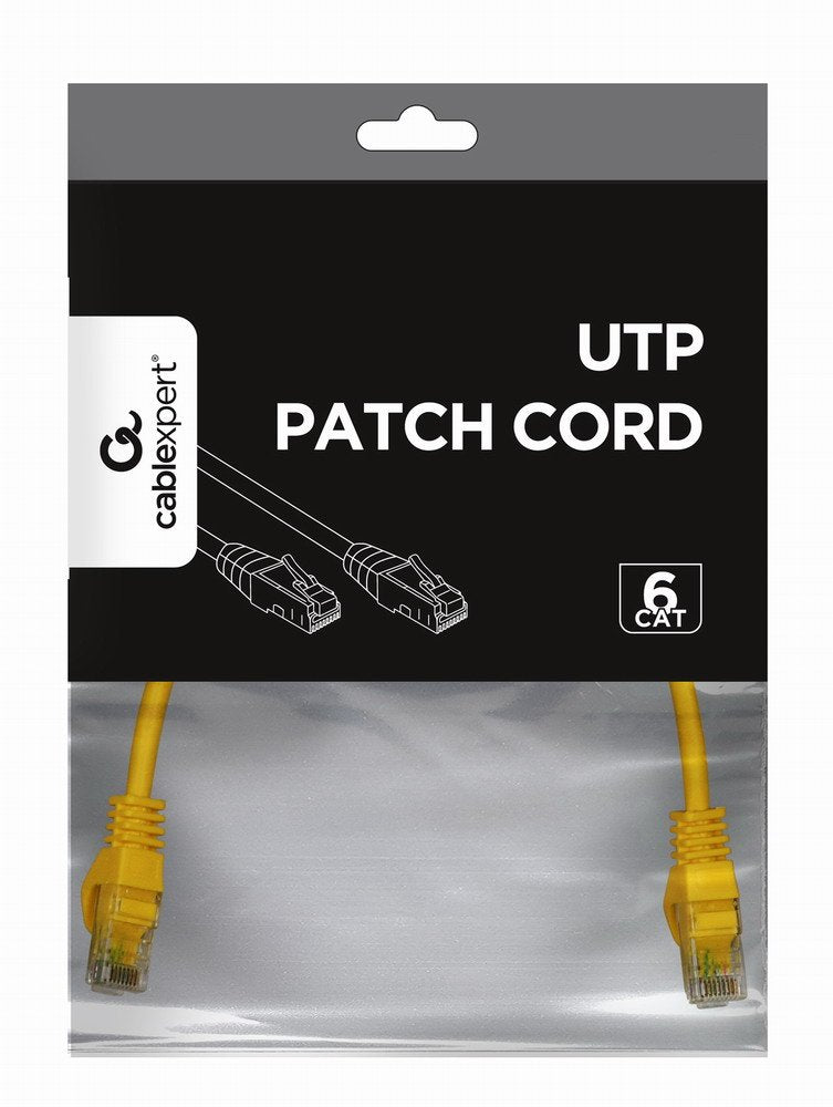 EAN 8716309093033 - Gembird PP6U-0.25M/Y cable de red Amarillo 0,25 m Cat6 U/UTP (UTP) imagen 3
