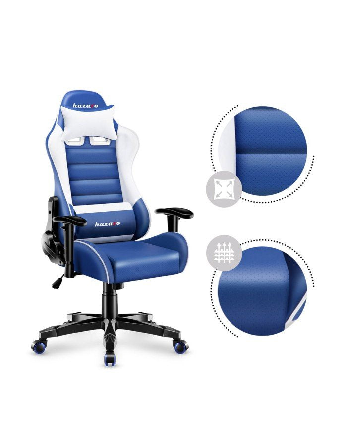 EAN 5903796010220 - Huzaro Ranger 6.0 Silla para videojuegos universal Asiento (de seguridad) de butaca Azul imagen 8