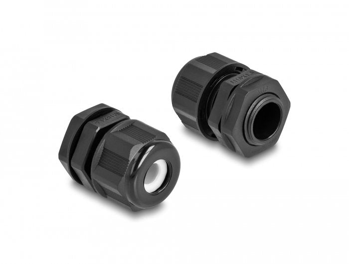 Delock Ex Prensaestopas M16 Negro 2 Piezas