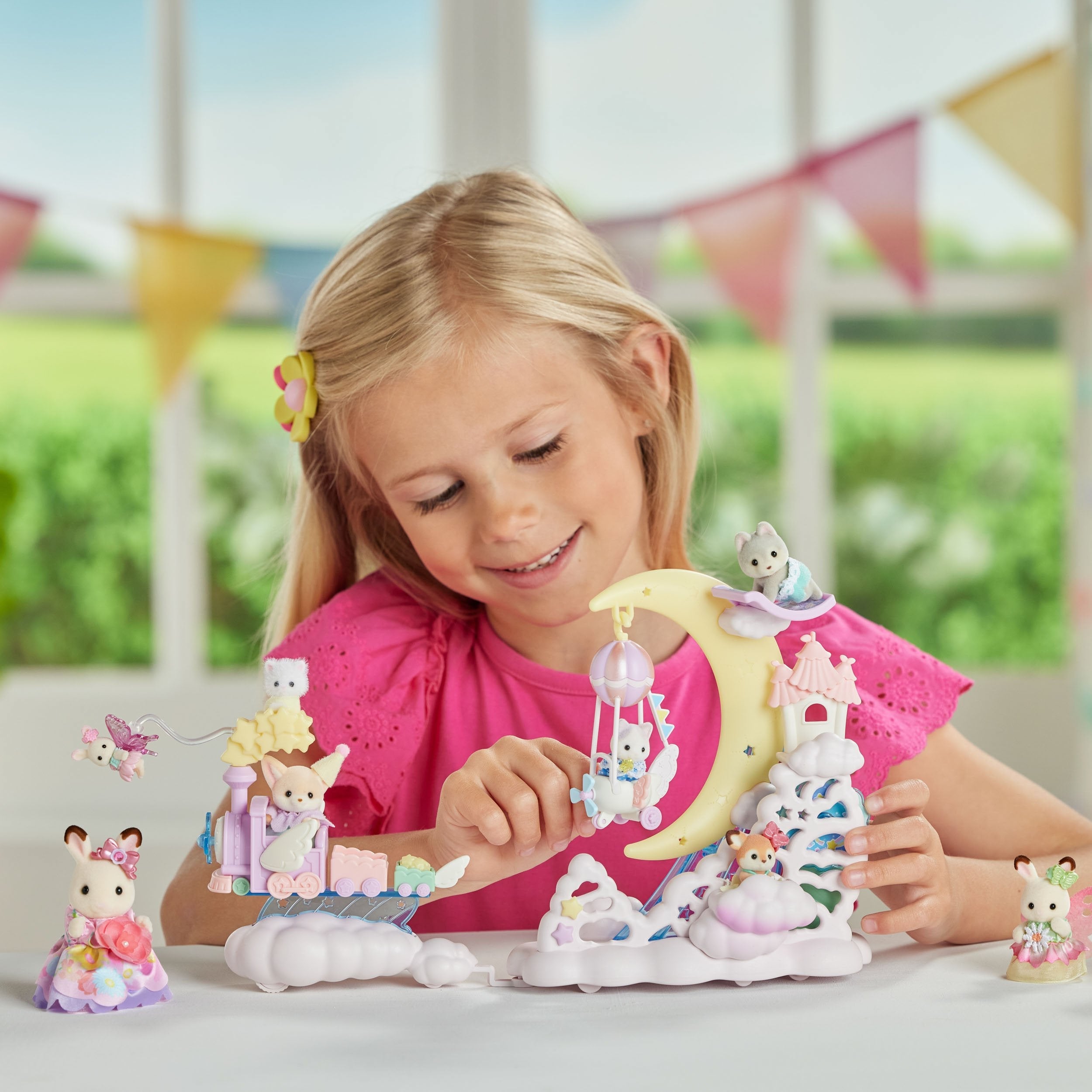 Epoch Sylvanian Families - Magisches Luftschiff Con Figur 5816