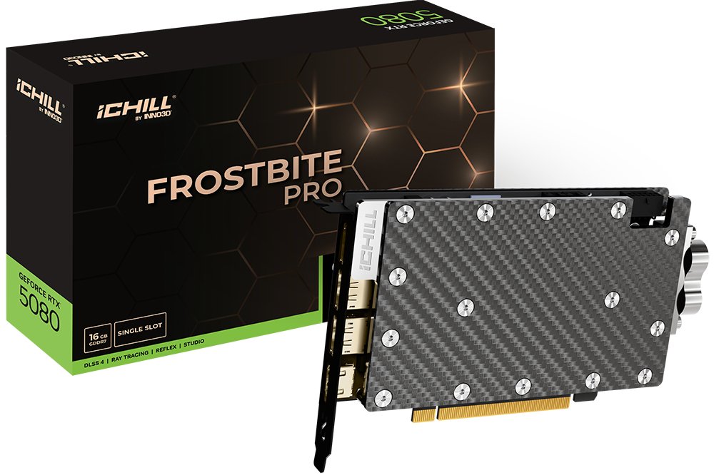 Inno3d Rtx5080 Ichill Frombite Pro 16gb Gddr7 Hdmi 3xdp