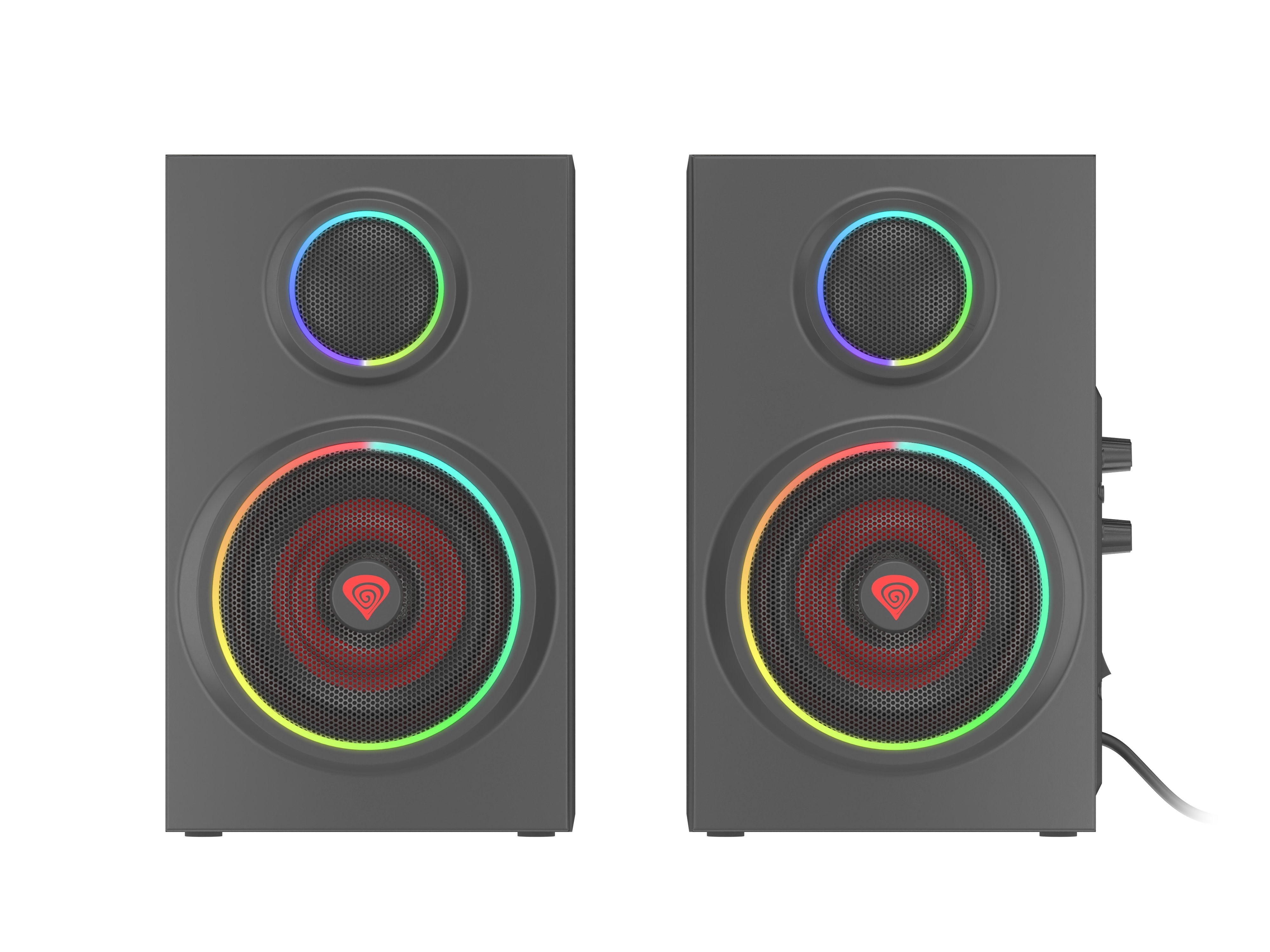Altavoces Natec Genesis Helium 300bt 2.0 Bluetooth Argb