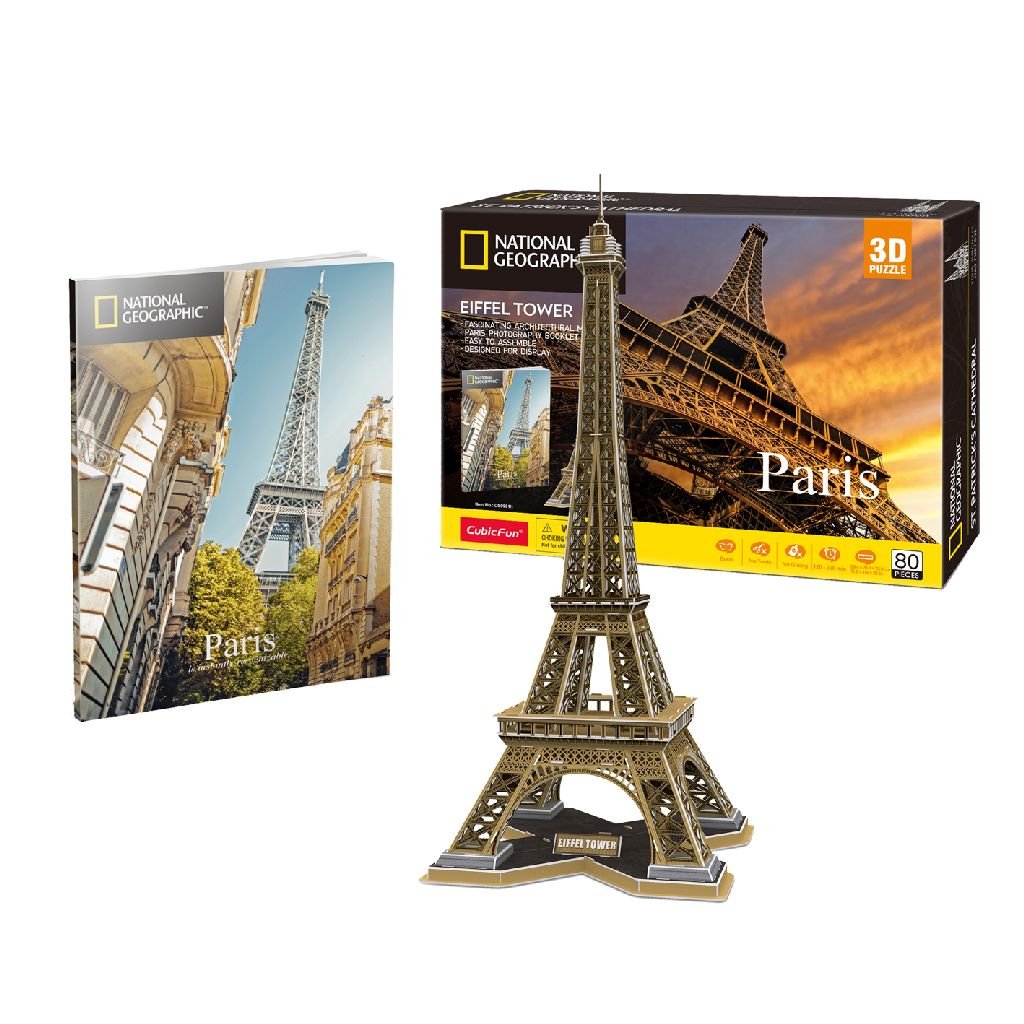 EAN 6944588209988 - CubicFun Eiffel Tower Puzle 3D 80 pieza(s) Edificios imagen 1
