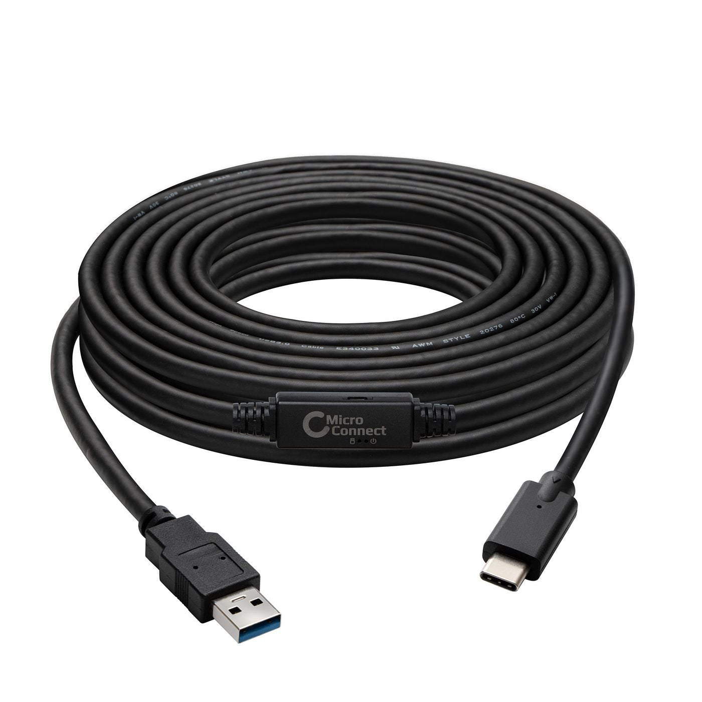Microconnect Usb-C To Usb 3.0 A Cable, 5m Cable Usb Usb 3.2 Gen 1 (3.1 Gen 1) Usb C Usb A Negro