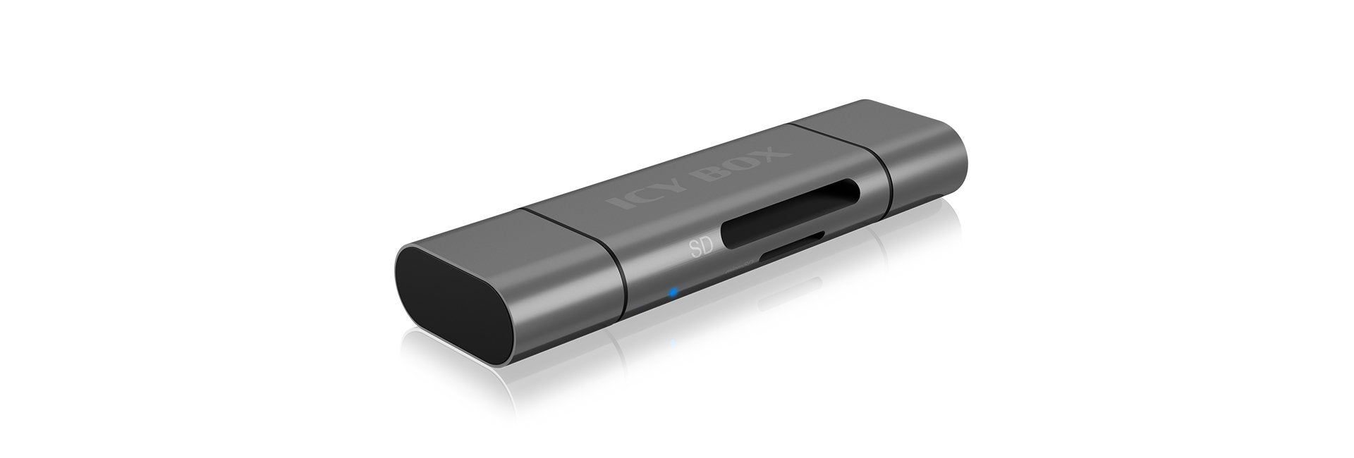 Icy Box Ib-Cr201-C3 Lector De Tarjetas Externo Con Conector Multi-Usb