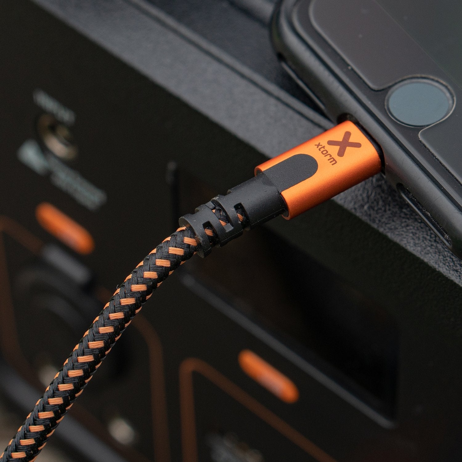 Xtorm Cable Usb-A A Lightning 1.5m Negro Naranja