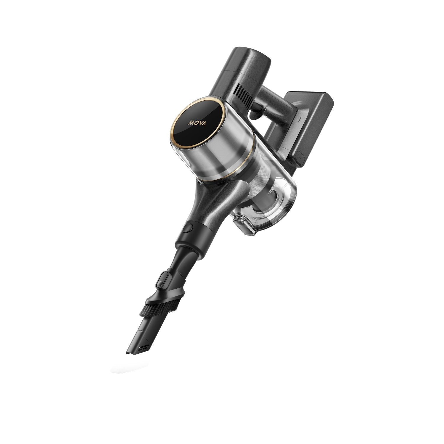 EAN 6977328062222 - MOVA Tech S5 Aspiradora escoba 2 en 1 Batería Secar Sin bolsa 0,6 L 570 W Negro, Oro 2,9 Ah imagen 7