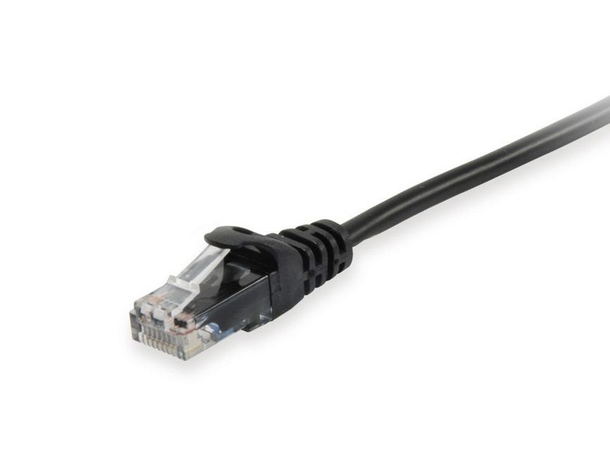 Equip Cable De Red U/Utp Categoria 6a Libre Halogenos Lsoh 7.5m Negro