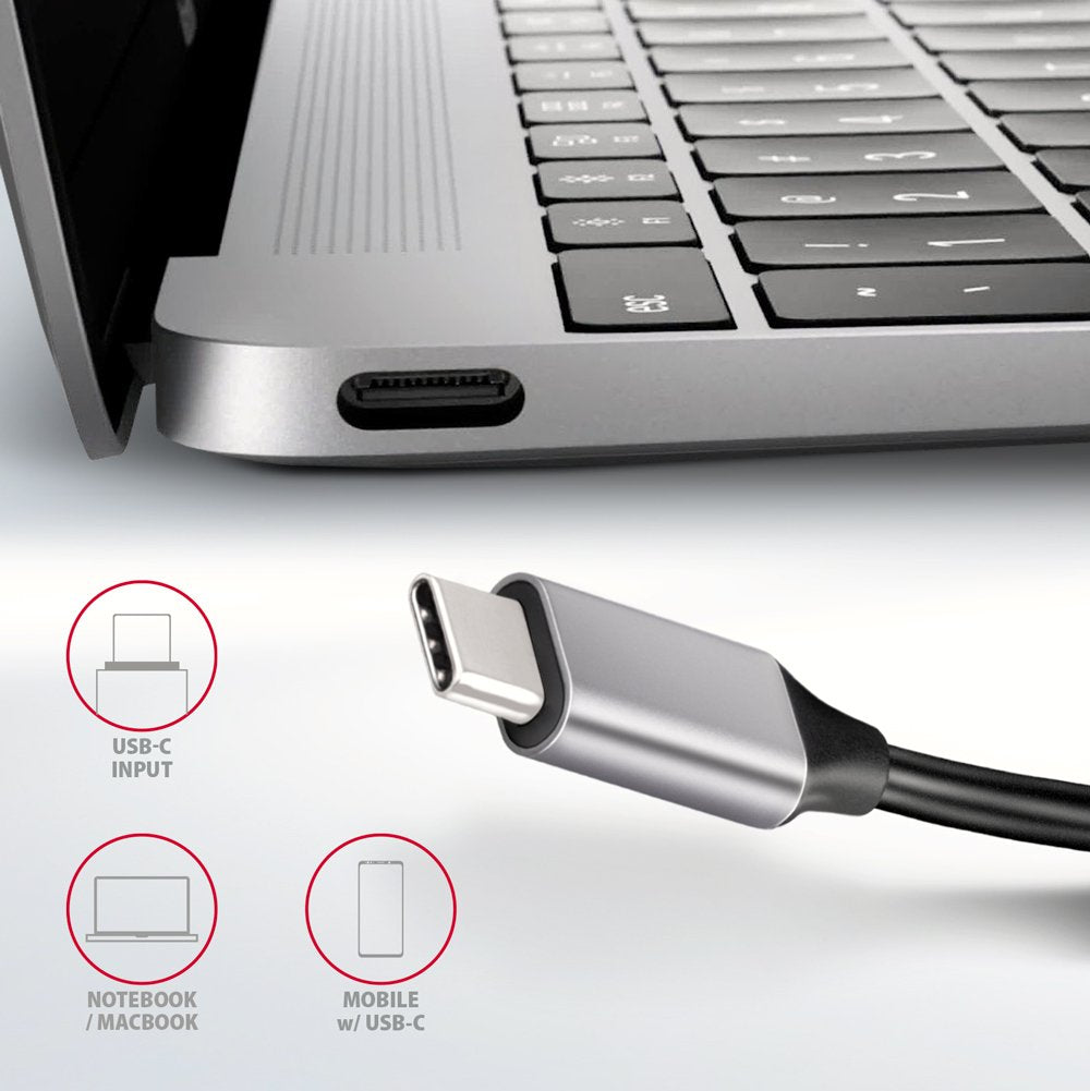 EAN 8595247907028 - Axagon HMC-6H4A base para portátil y replicador de puertos Alámbrico USB 3.2 Gen 1 (3.1 Gen 1) Type-C Neg imagen 6