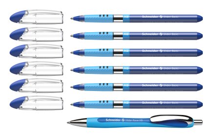 Schneider Bolígrafo Slider Basic Xb Rave 6er Azul
