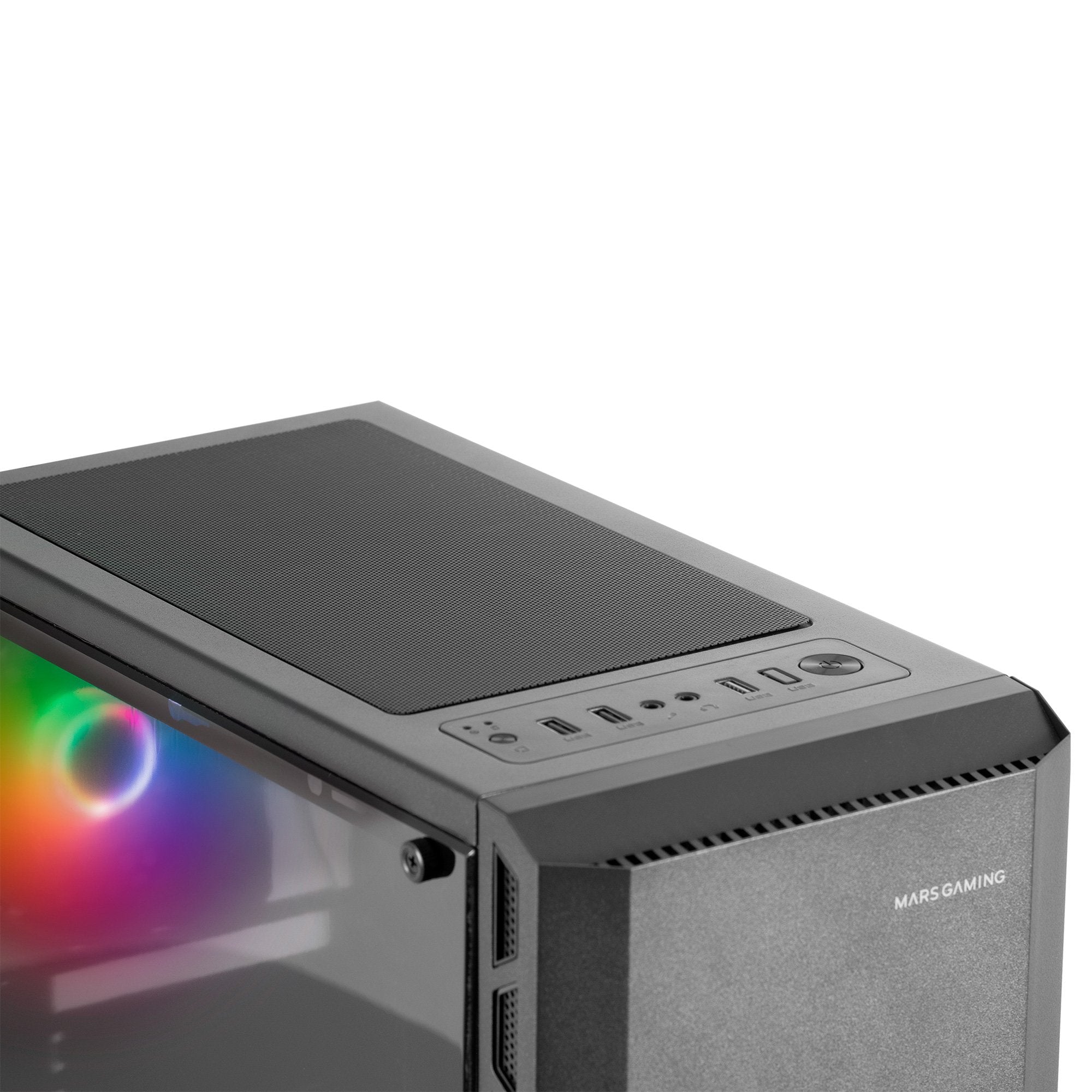 Caja Pc Marsgaming Mcx2 Frgb Negro Atx