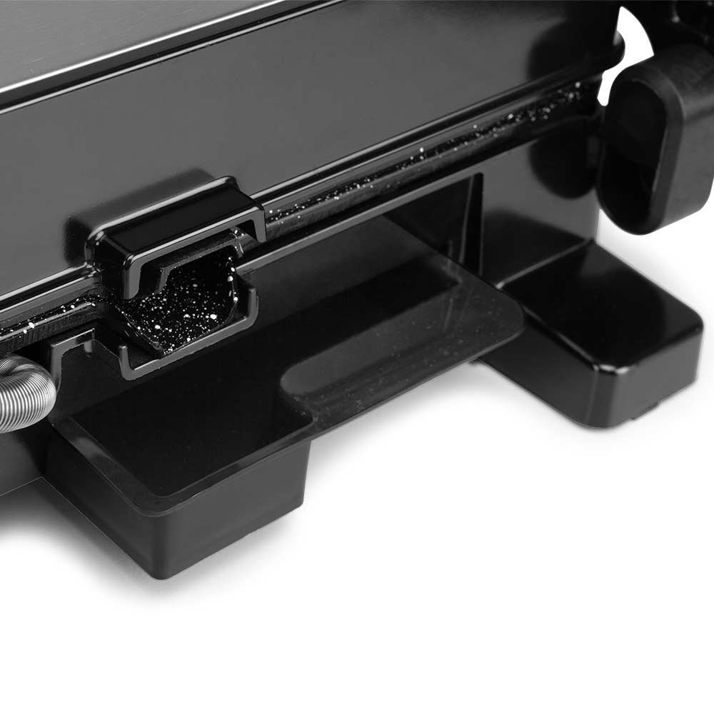 Orbegozo 4580 Grill Multifuncion - Cocina Sin Aceite Con Potencia De 2000w - Amplia Superficie De Coccion Abatible -