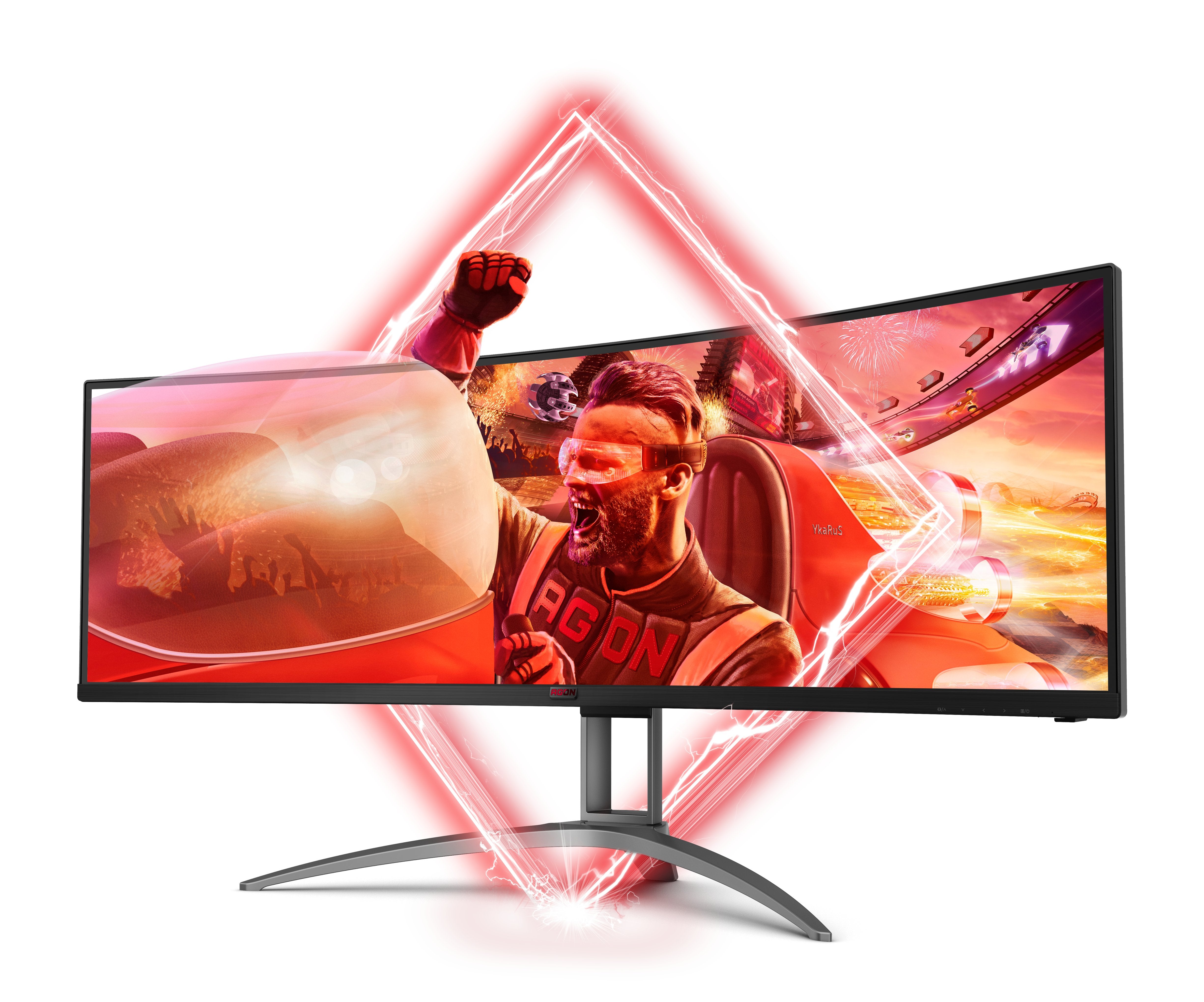 EAN 4038986118422 - AOC B2 AG493UCX2 pantalla para PC 124 cm (48.8") 5120 x 1440 Pixeles Quad HD LED Negro imagen 3