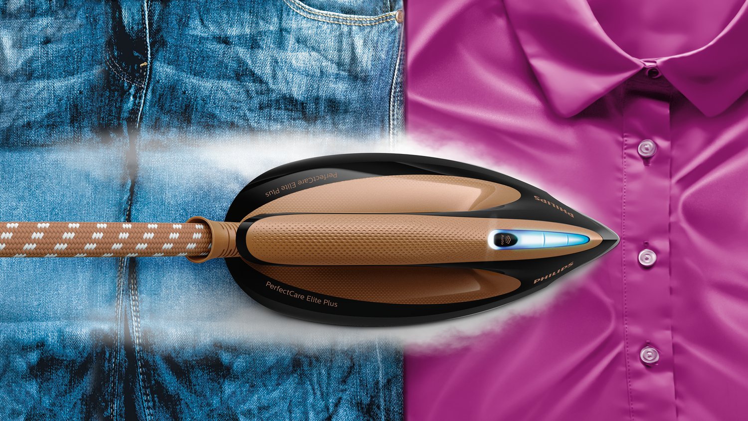 EAN 8710103828075 - Philips GC9682/80 estación plancha al vapor 2700 W 1,8 L Suela de T-ionicGlide Negro, Marrón imagen 3