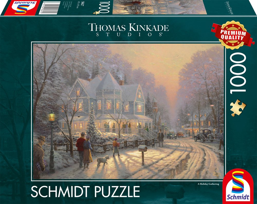 Schmidt Spiele Thomas Kinkade Studios: Feierliche Weihnachtstage (1000 Teile) 58627