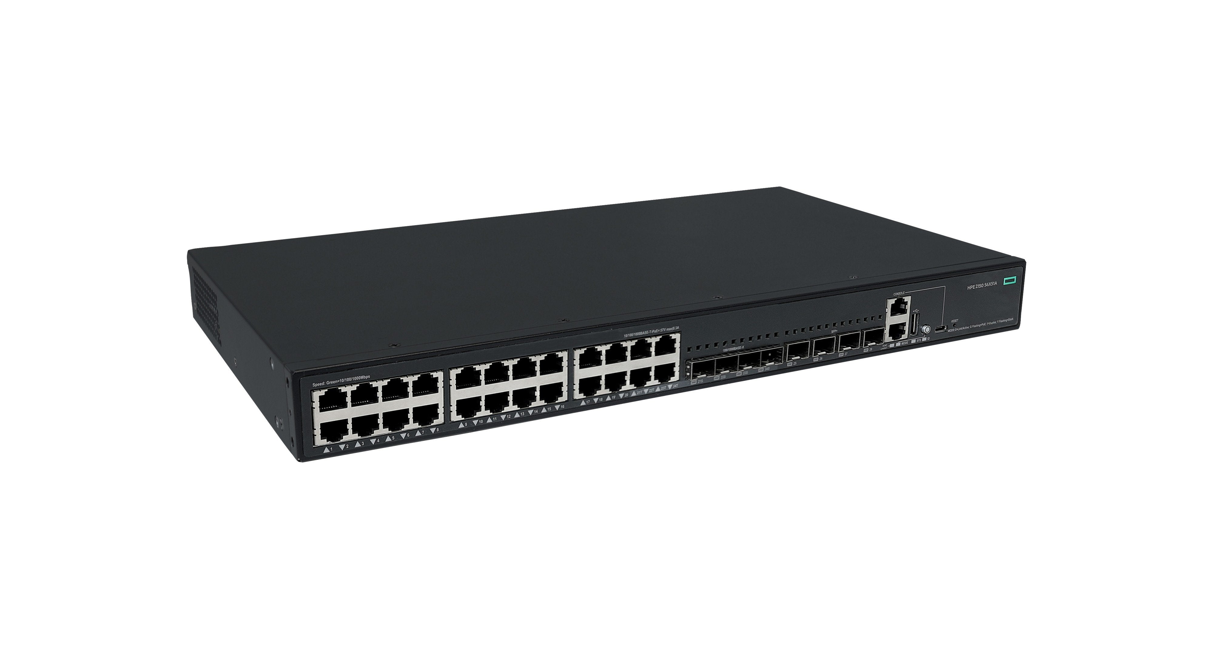 Hpe Networking Comware 5150l 24p 10m/100m/1g Poe+ 4p Sfp 1g Combo 4p Sfp+ 1g/10g 405w - Switch - L3 Lite - Managed - 24 X 10/100/1000base-T (Poe+)