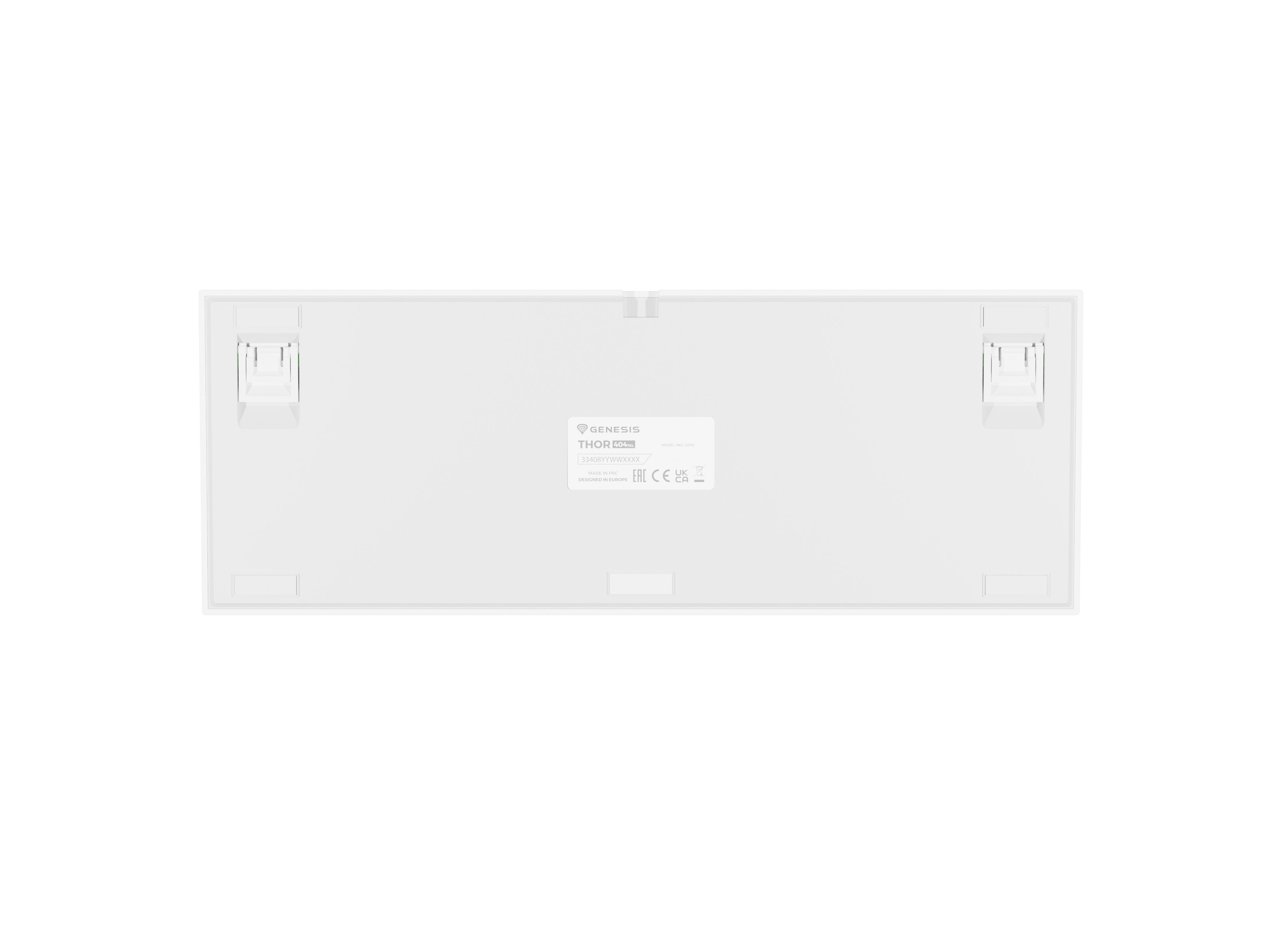 EAN 5901969443202 - GENESIS Thor 404 TKL teclado Juego USB QWERTY Internacional de EE.UU. Blanco imagen 3
