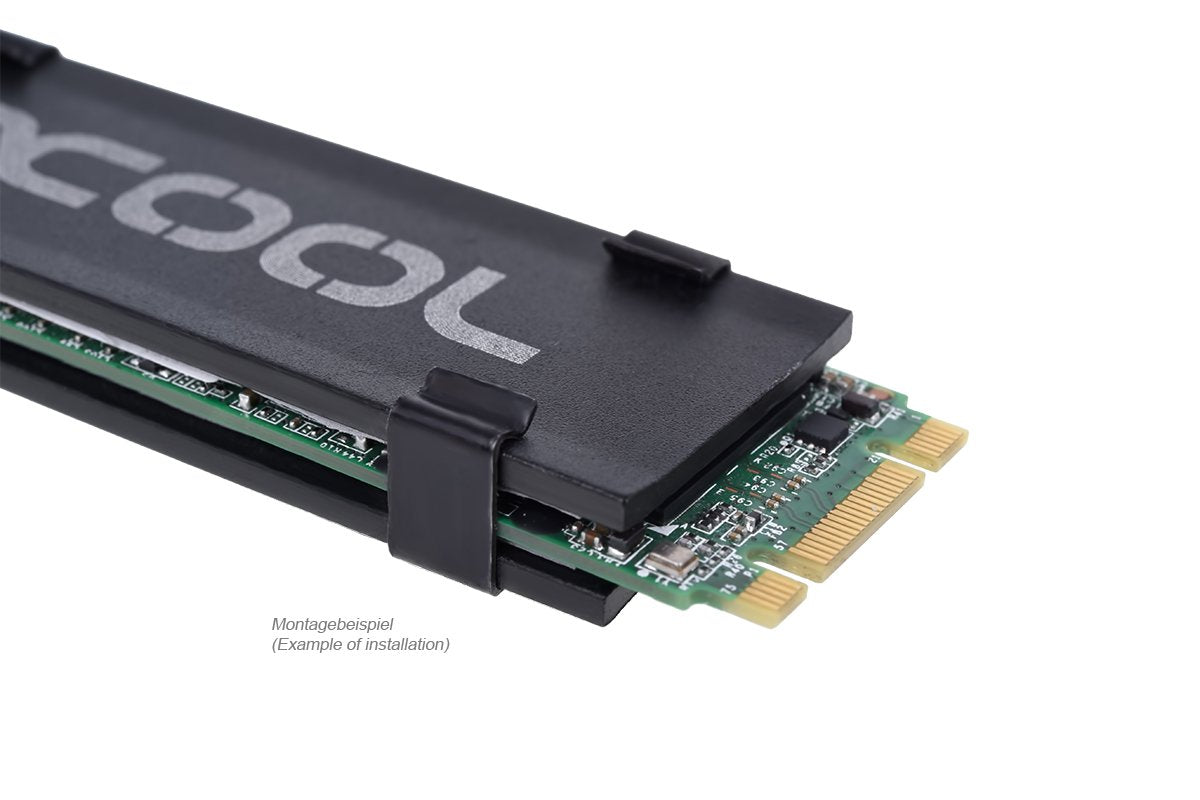 EAN 4250197113106 - Alphacool HDX - M.2 SSD M01 M.2 NVMe SSD Disipador térmico/Radiador Negro imagen 5